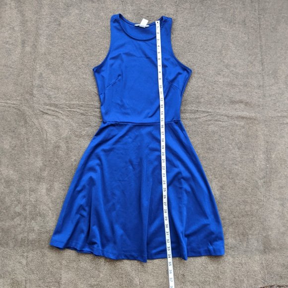 H&M Royal Blue Sleveless Tank Mini Dress - Picture 5 of 7